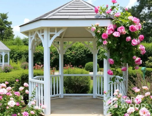 Беседка восьмигранник №87 - фото 1876