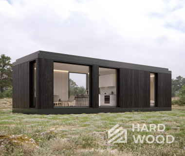 Панорамная беседка теплая №17 - фото 1415